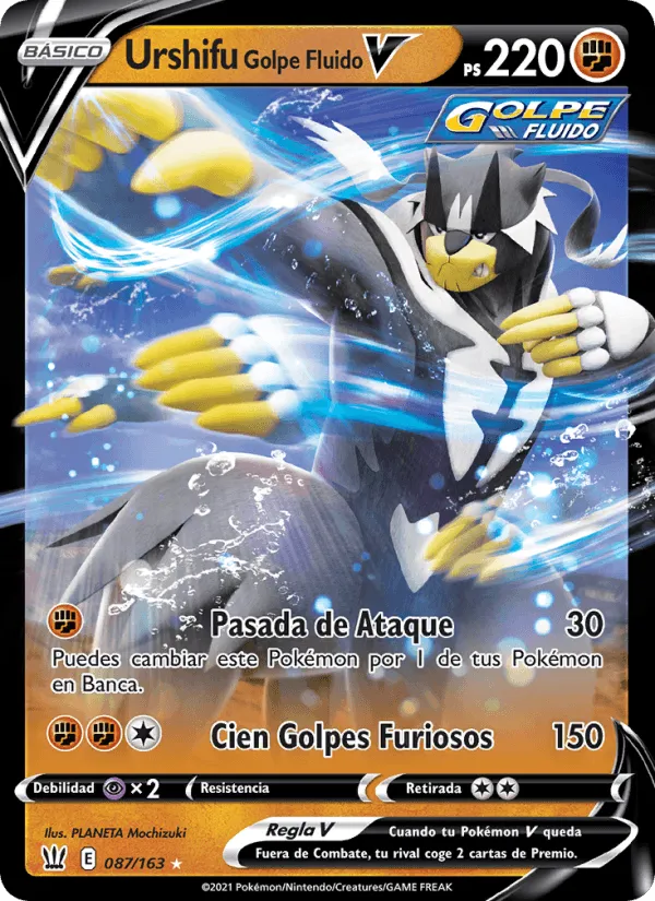 Urshifu Golpe Fluido V · Estilos de Combate 87/163