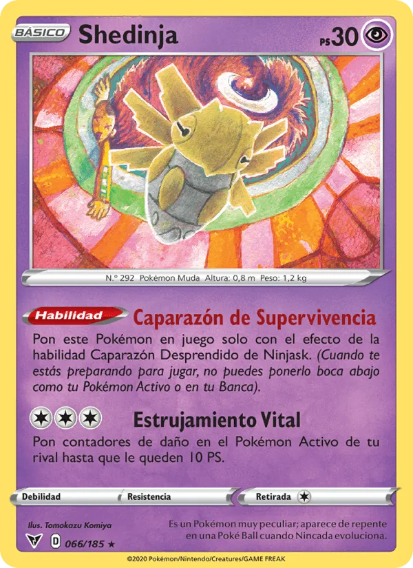 Shedinja · Voltaje Vívido 66/185