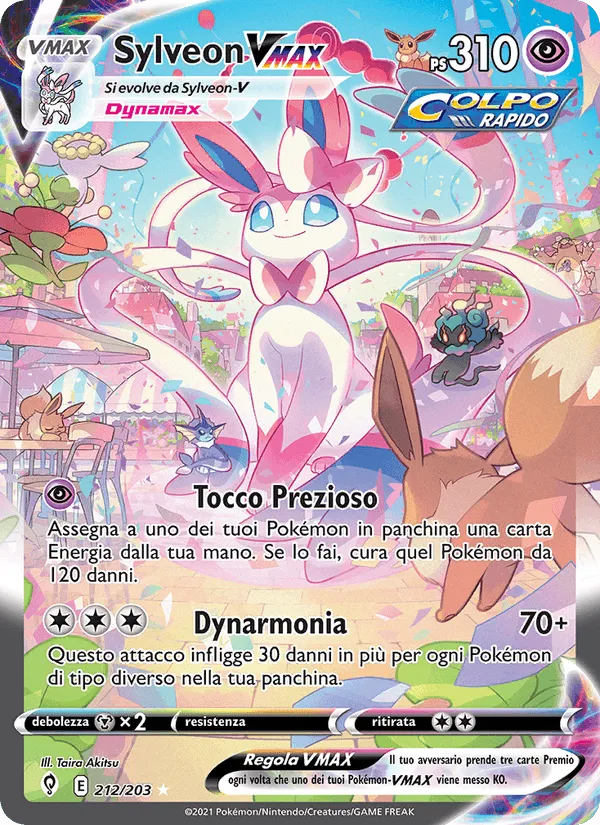 Sylveon VMAX · Evoluzioni Eteree 212/203
