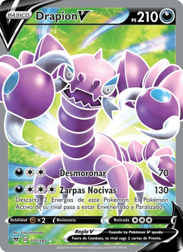 Drapion V · Voltaje Vívido 175/185