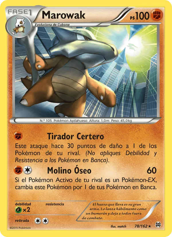 Marowak · Turbo Impulso 78/162