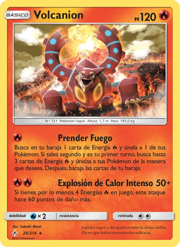 Volcanion · Vínculos Indestructibles 25/214