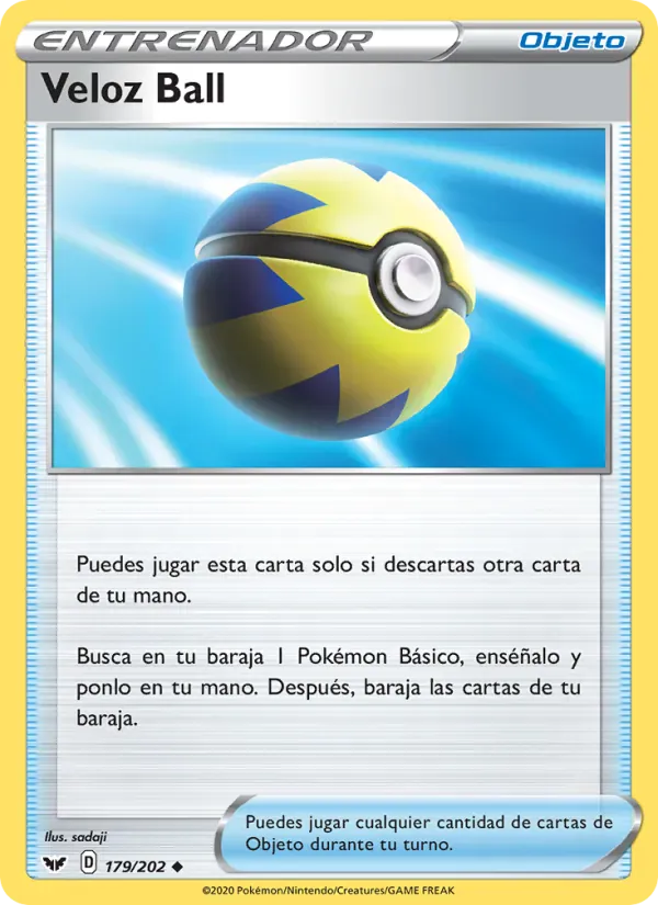 Veloz Ball · Espada y Escudo 179/202