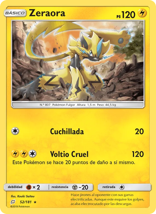 Zeraora · Union de Aliados 52/181