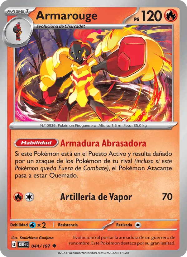 Armarouge · Llamas Obsidianas 044/197