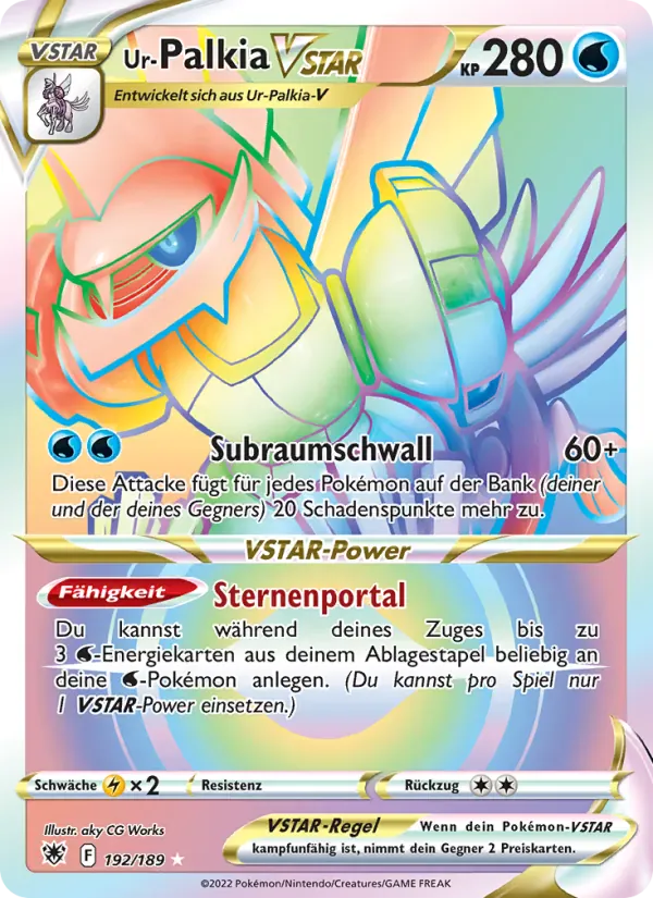 Ur-Palkia VSTAR · Astralglanz 192/189