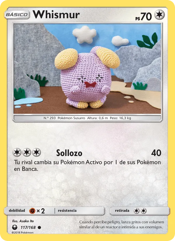 Whismur · Tormenta Celestial 117/168