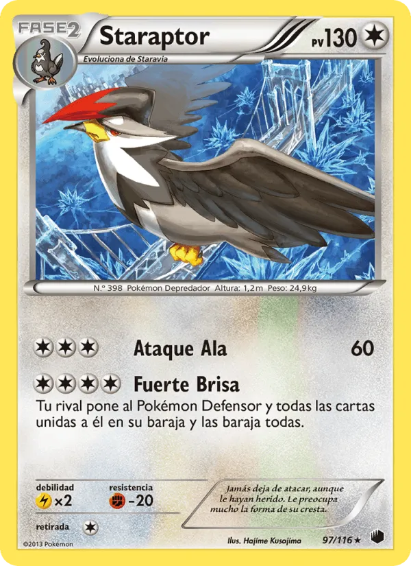 Staraptor · Glaciación Plasma 97/116