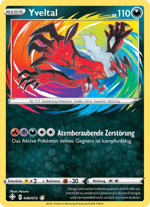 Yveltal · Glänzendes Schicksal 46/72