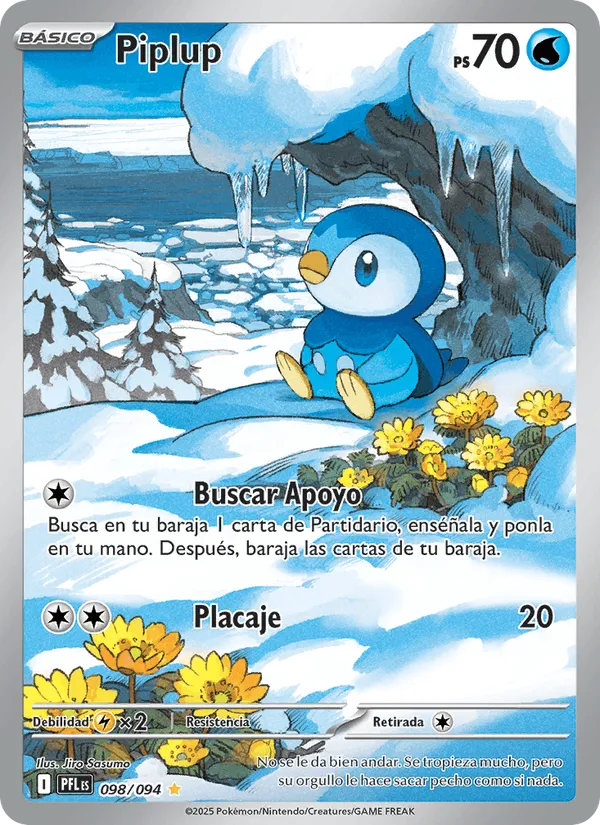 Piplup · Fuegos Fantasmales 098/94