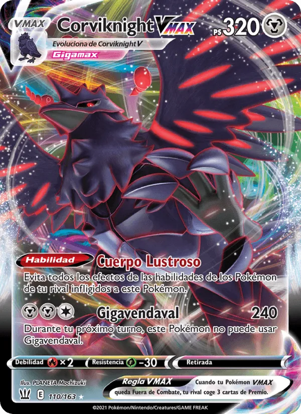 Corviknight VMAX · Estilos de Combate 110/163