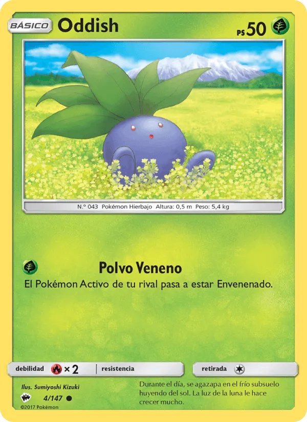 Oddish · Sombras Ardientes 4/147
