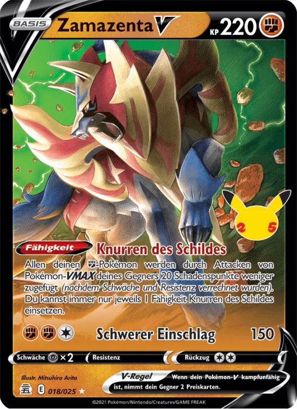 Zamazenta V · Celebrations 18/25