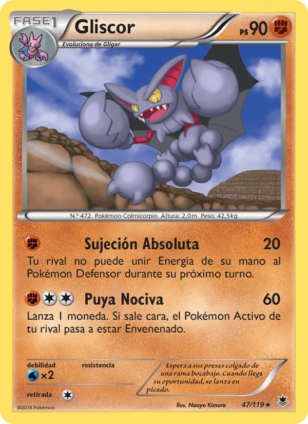 Gliscor · Fuerzas Fantasmales 47/119