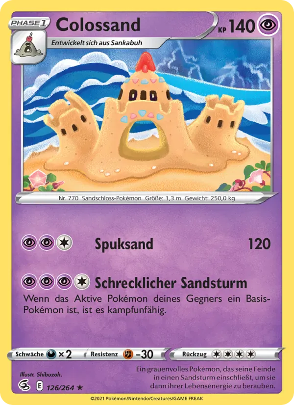 Colossand · Fusionsangriff 126/264
