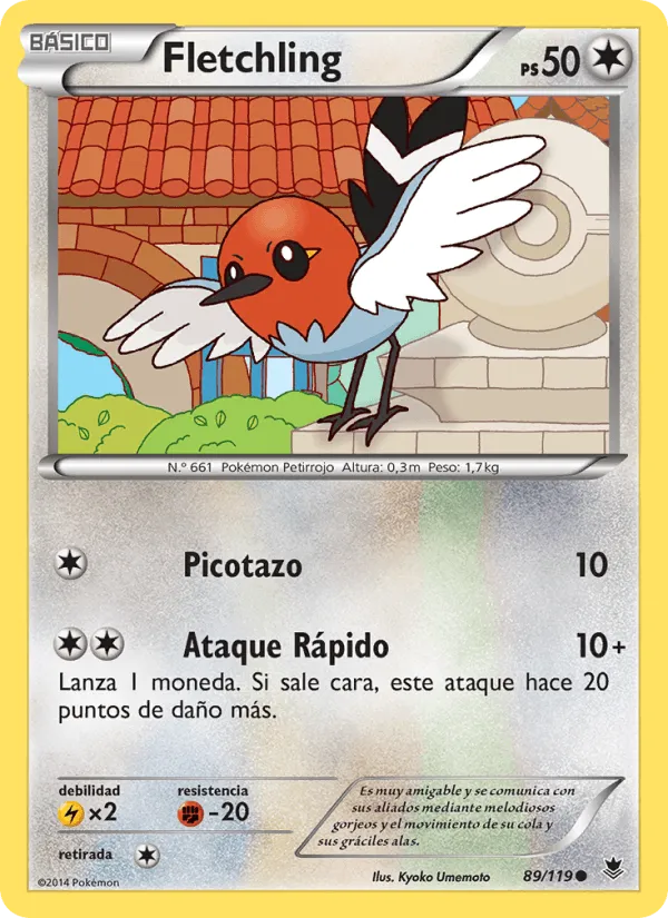 Fletchling · Fuerzas Fantasmales 89/119