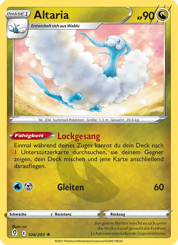 Altaria · Drachenwandel 106/203