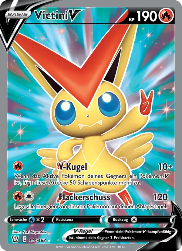 Victini V · Kampfstile 144/163