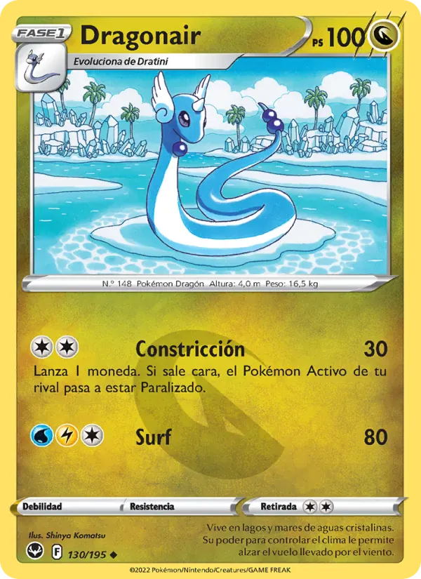 Dragonair · Tempestad Plateada 130/195