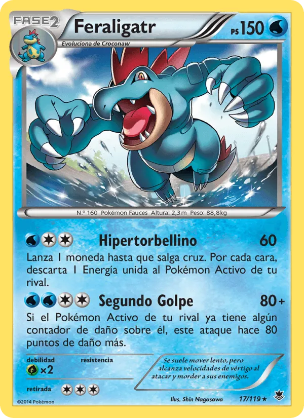 Feraligatr · Fuerzas Fantasmales 17/119