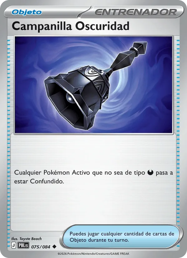 Campanilla Oscuridad · Oscuridad Absoluta 075/84