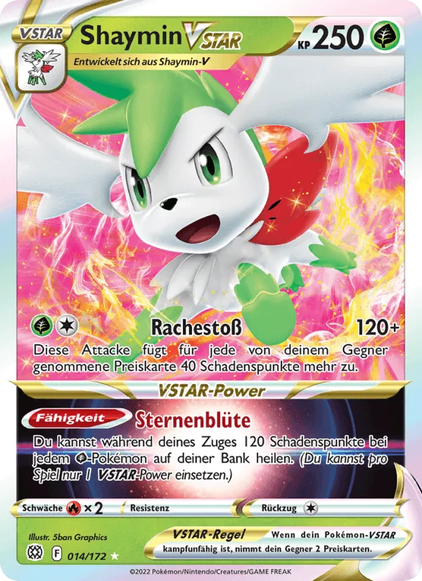 Shaymin VSTAR · Strahlende Sterne 014/172