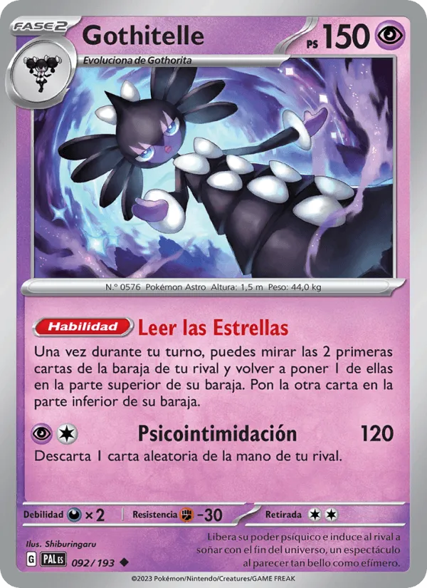 Gothitelle · Evoluciones en Paldea 092/193