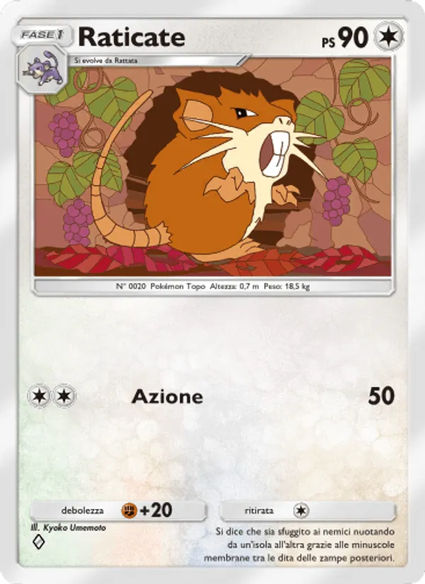 Raticate · Tripudio Splendente 059/72