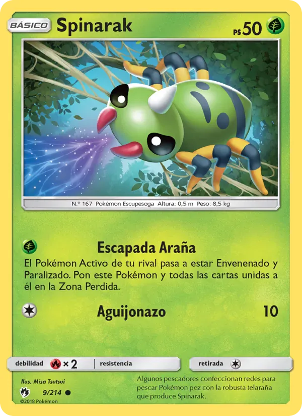 Spinarak · Truenos Perdidos 9/214