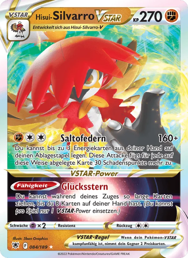 Hisui-Silvarro VSTAR · Astralglanz 084/189