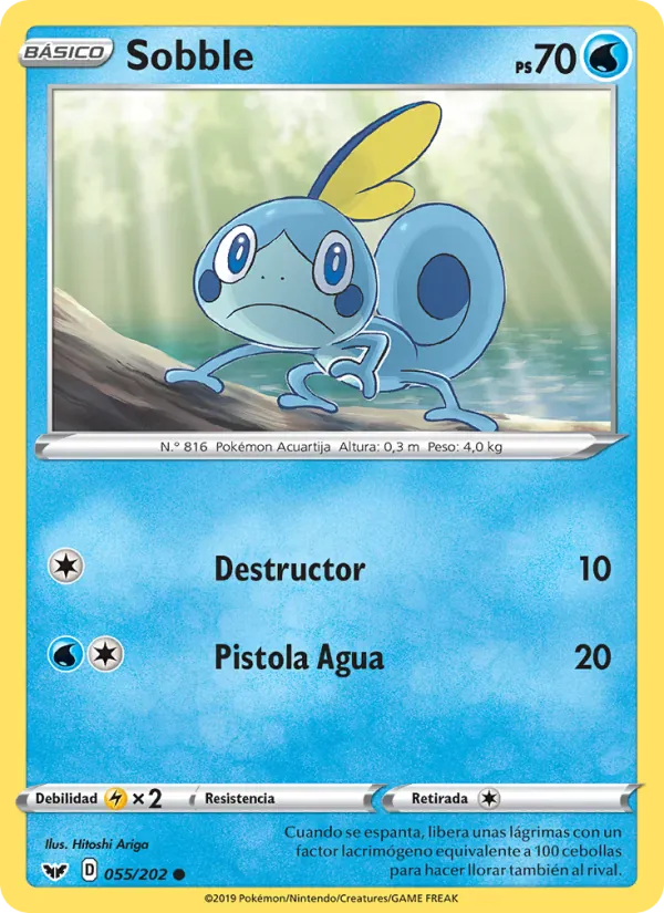 Sobble · Espada y Escudo 55/202