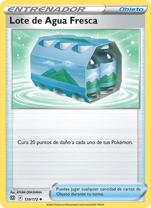 Lote de Agua Fresca · Astros Brillantes 139/172