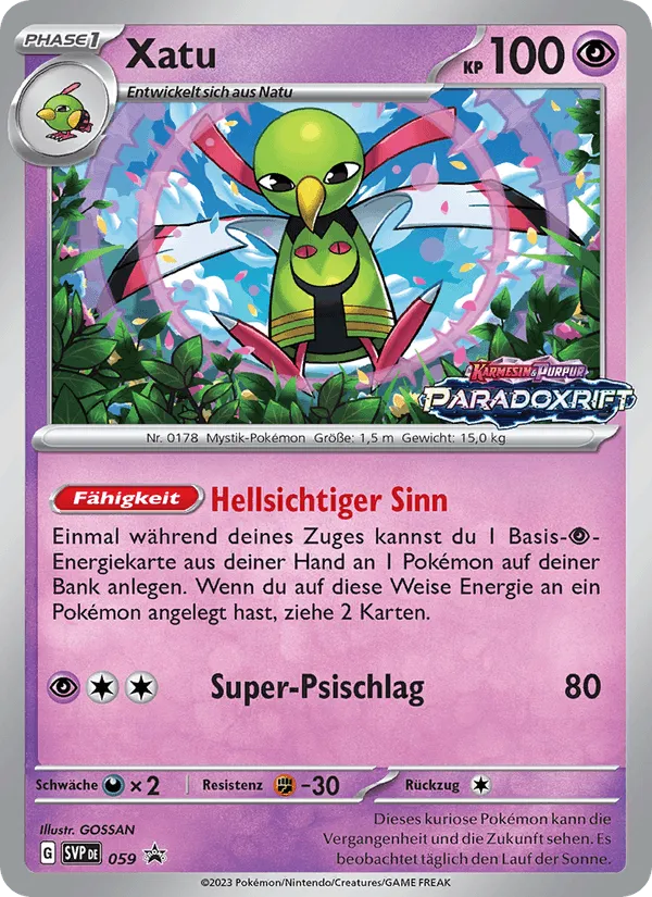 Xatu · SVP Black Star Promos 059/225