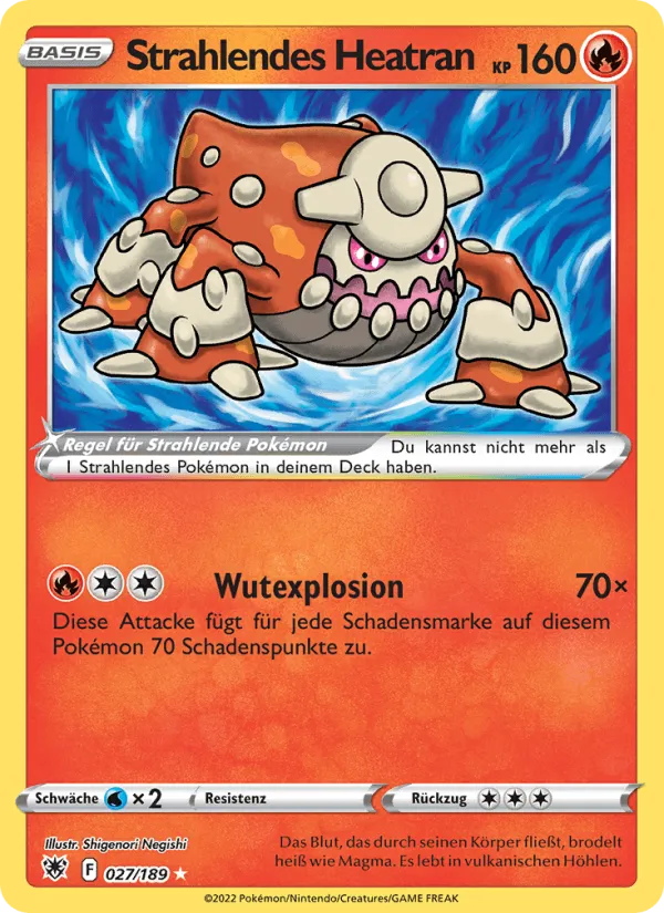 Strahlendes Heatran · Astralglanz 027/189
