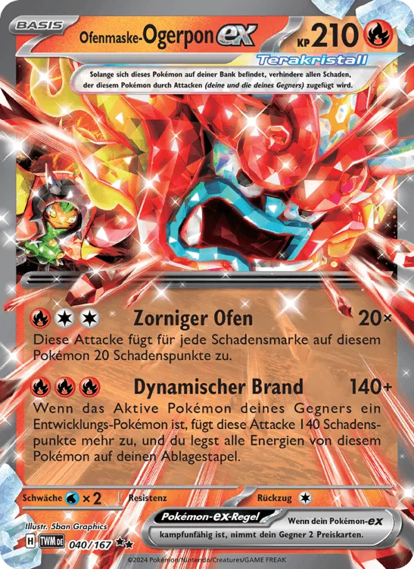 Ofenmaske-Ogerpon-ex · Maskerade im Zwielicht 040/167