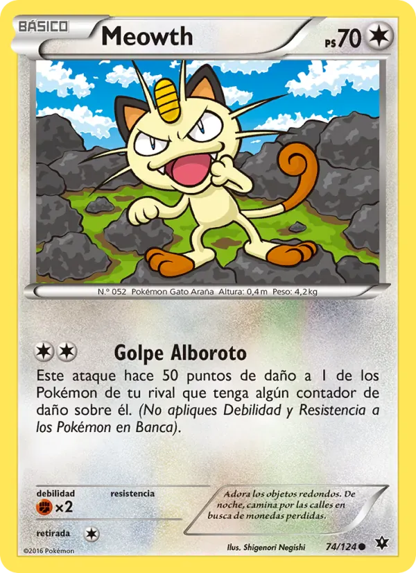 Meowth · Destinos Enfrentados 74/124
