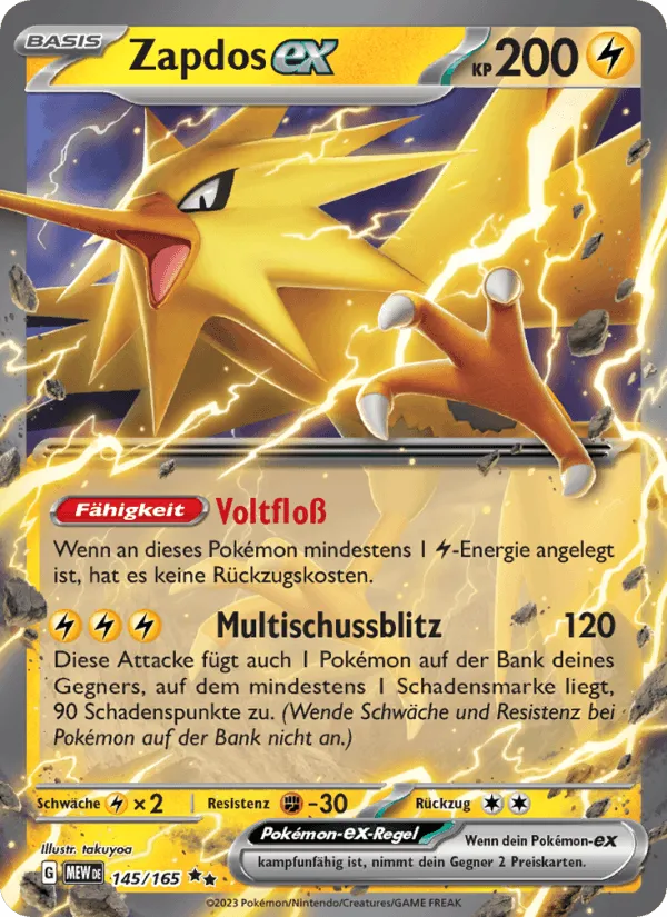 Zapdos-ex · 151 145/165