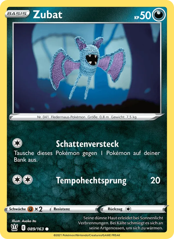Zubat · Kampfstile 89/163