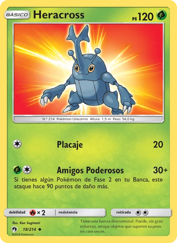 Heracross · Truenos Perdidos 18/214