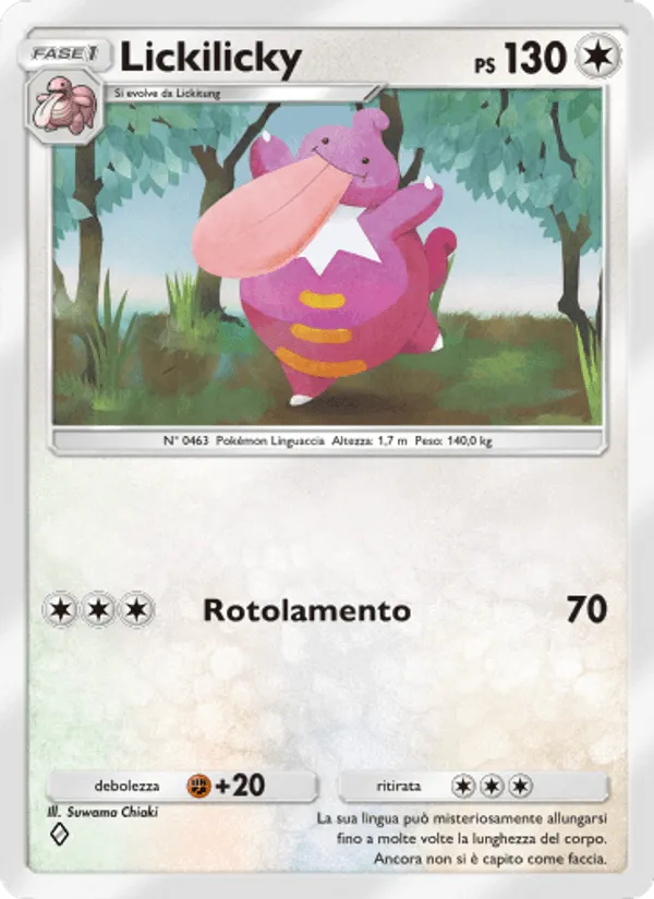 Lickilicky · Tripudio Splendente 063/72