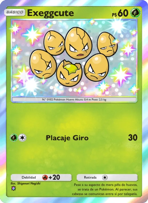 Exeggcute · Guardianes Celestiales 213/155