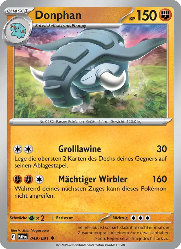 Donphan · Paldeas Schicksale 049/91