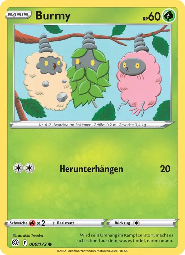 Burmy · Strahlende Sterne 009/172