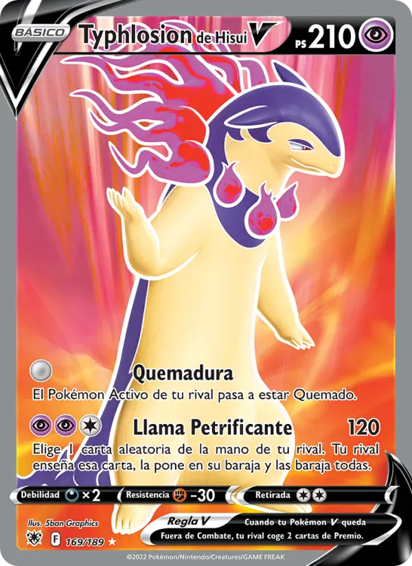 Typhlosion de Hisui V · Resplandor Astral 169/189