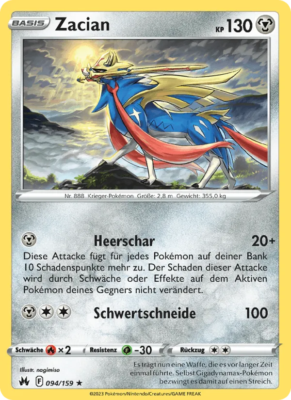 Zacian · Zenit der Könige 094/159