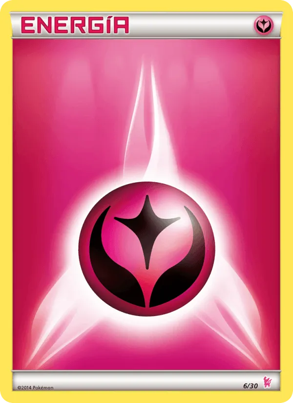 Energía Hada · Kit de Entrenador XY (Pikachu Enmascarada) 6/30