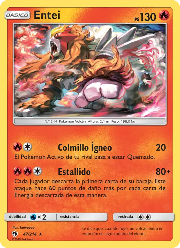 Entei · Truenos Perdidos 47/214