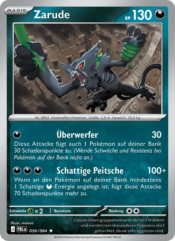 Zarude · Dunkelnacht 056/84