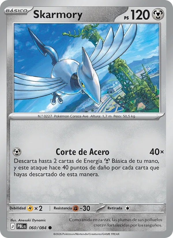 Skarmory · Oscuridad Absoluta 060/84