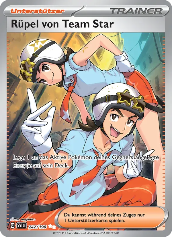 Rüpel von Team Star · Karmesin & Purpur 242/198